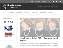 Tablet Screenshot of headmastercollar.com